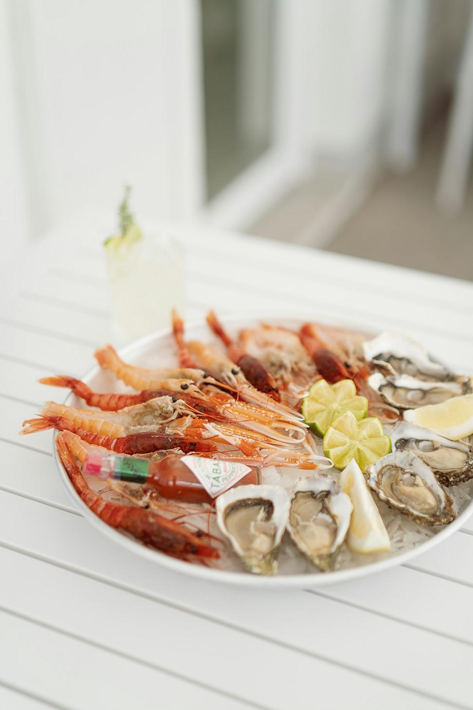 Signature seafood dish